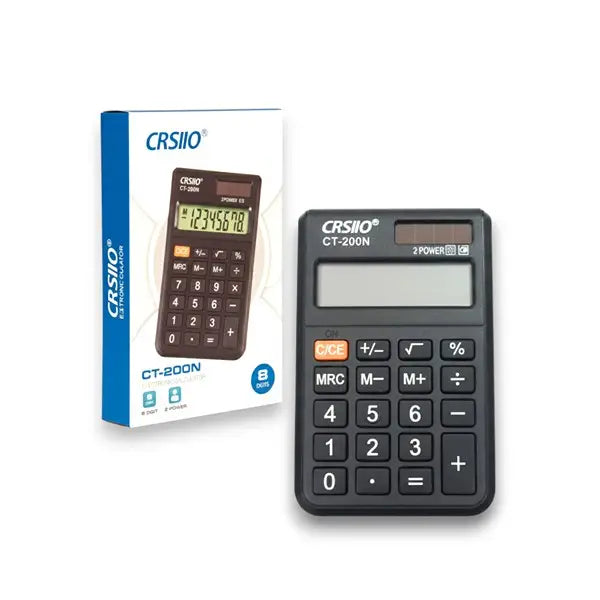 CRSIIO Calculator Pocket 8 Digits Ct-200N