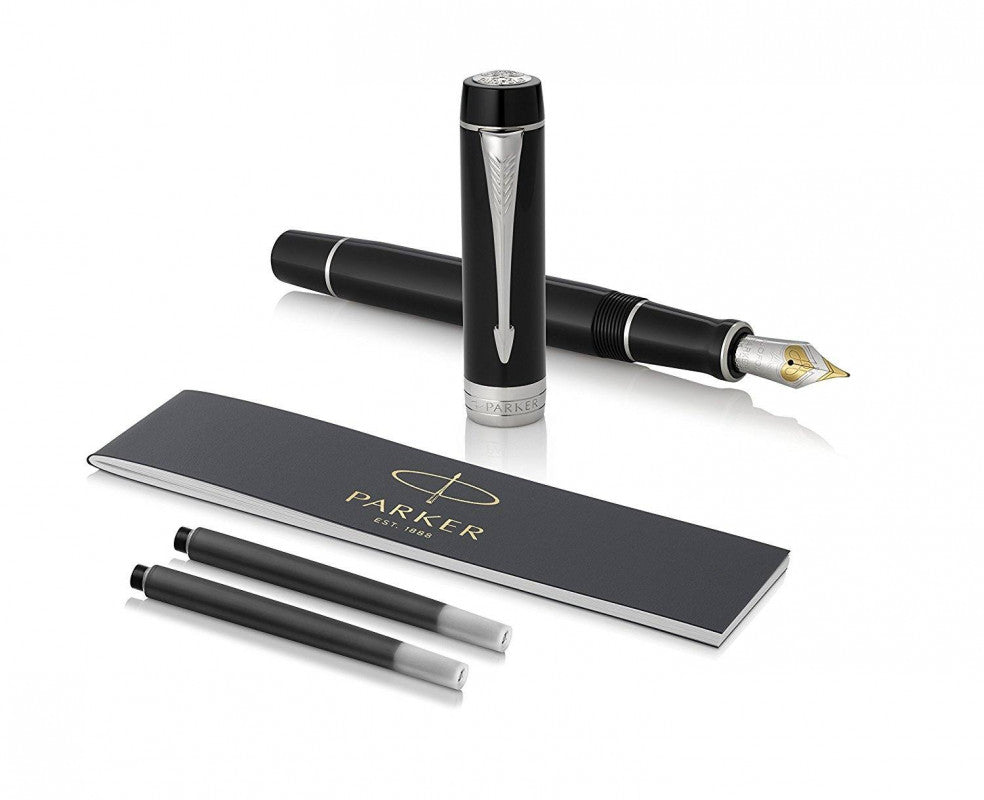 Parker Duofold Classic Black Centennial CT Fountain Pen (1931365)