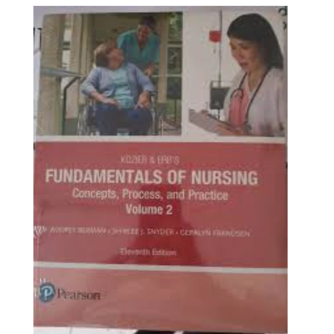 Kozier & Erb's Fundamentals of Nursing 11th edition Vol (1+2) Full Size Book Colourfull