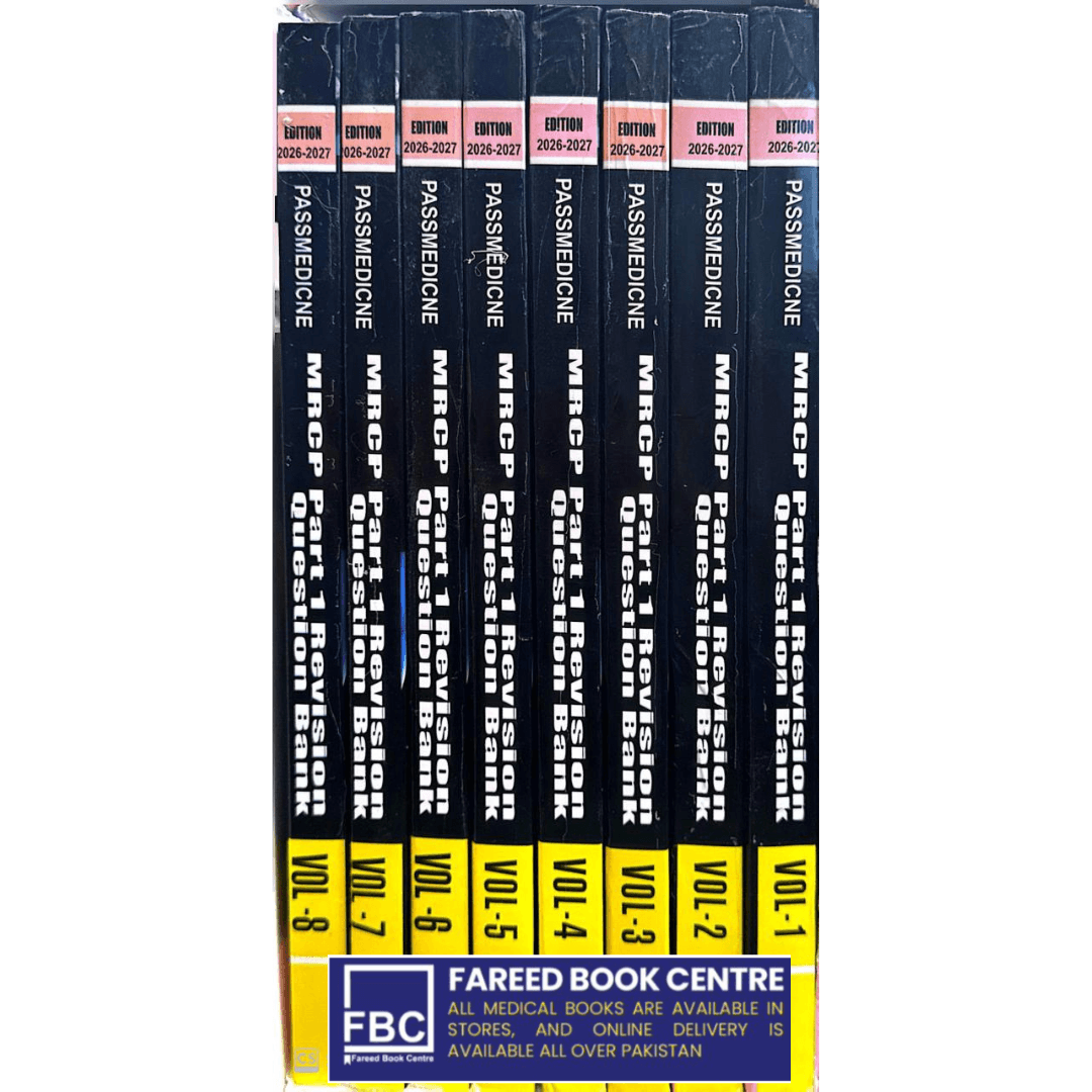 Pass Medicine MRCP part 1 Revision Question Bank 8 Volume Set 2026-20227 edition Colour Pictures