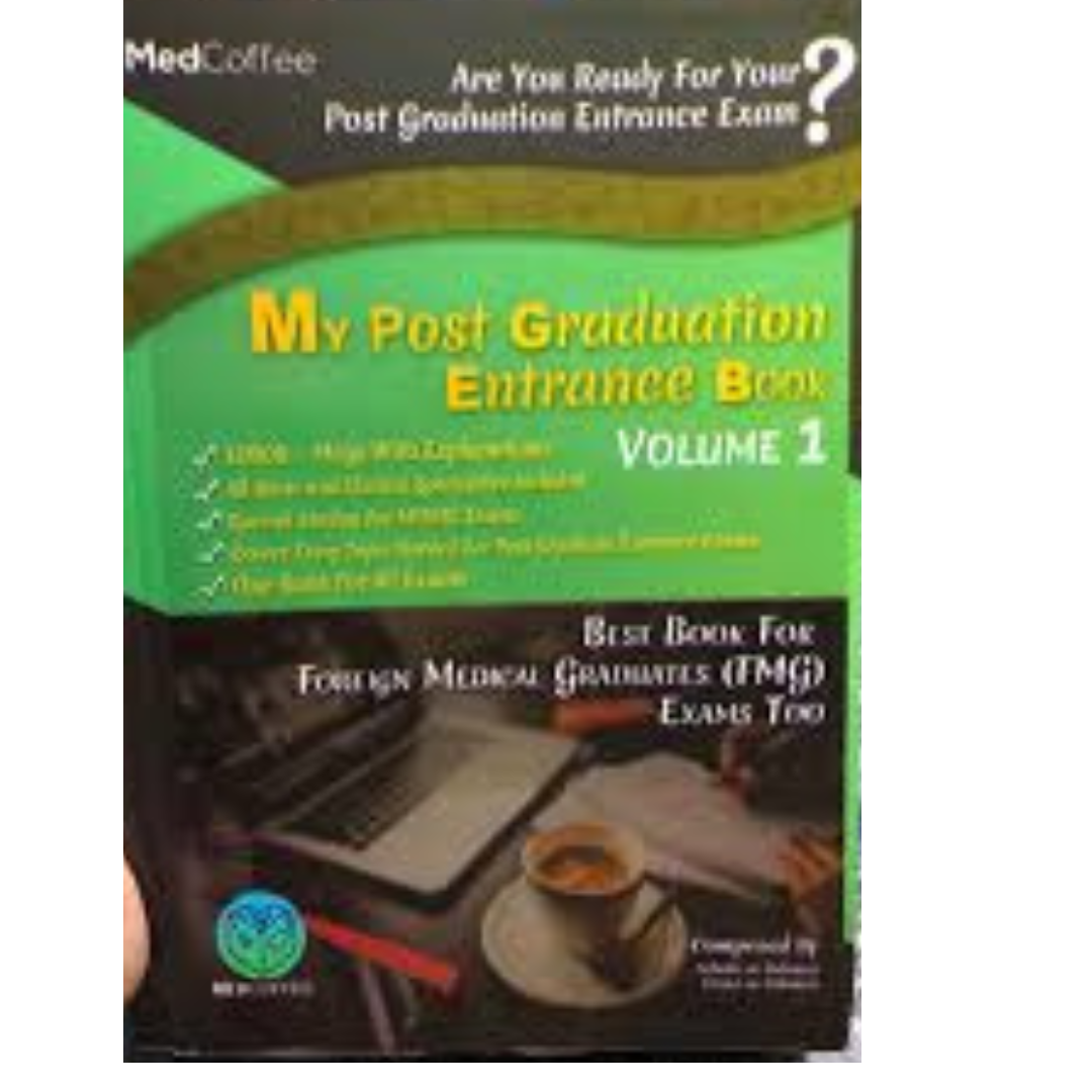 My Post Graduation Entrance Book (Volume 1 & Volume 2) – Fareed Book Centre