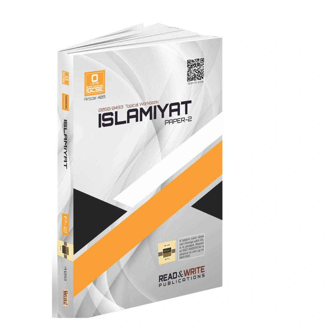 408 Islamiyat O-Level/IGCSE Paper 2 Topical Workbook