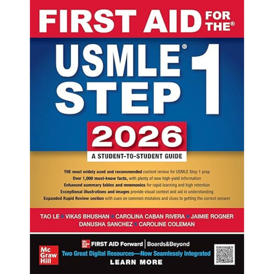 First Aid for the USMLE Step 1 2026 36th Edition