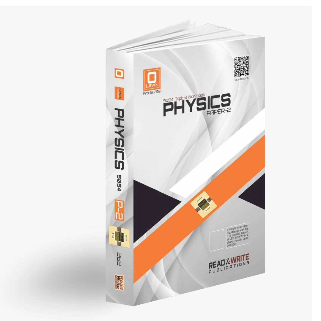282 Physics O Level Paper 2 Topical Workbook