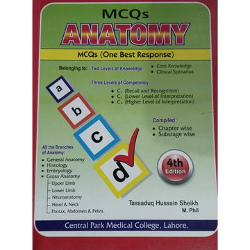 MCQs Anatomy (One Best Response)