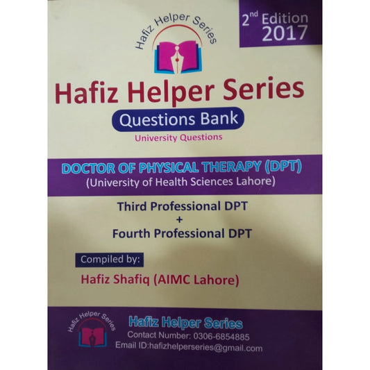 Hafiz Helper Series (3rd & 4th Year Professional DPT) 2nd Edition