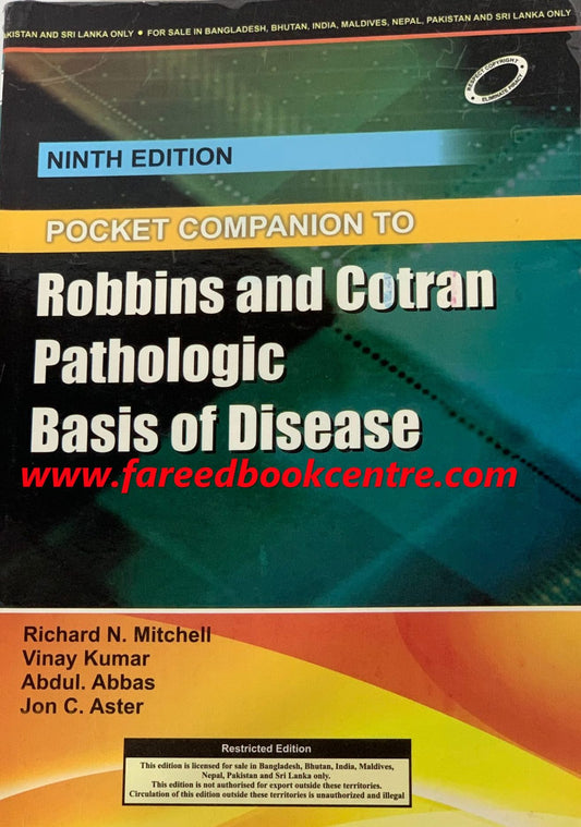 Pocket Companion to Robbins Pathologic Basis of Disease – 9th Edition