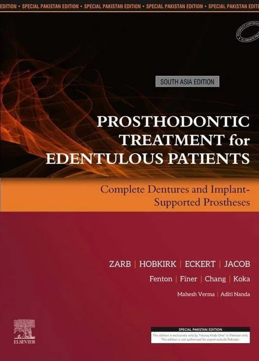 Prosthodontic Treatment for Edentulous Patients South Asia Edition ZARB