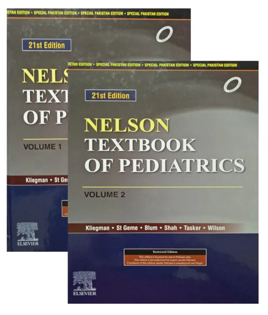 Nelson Textbook of Pediatrics Original Pakistan Edition 21st Free Home delivery 2-Volume Set, 21st Edition